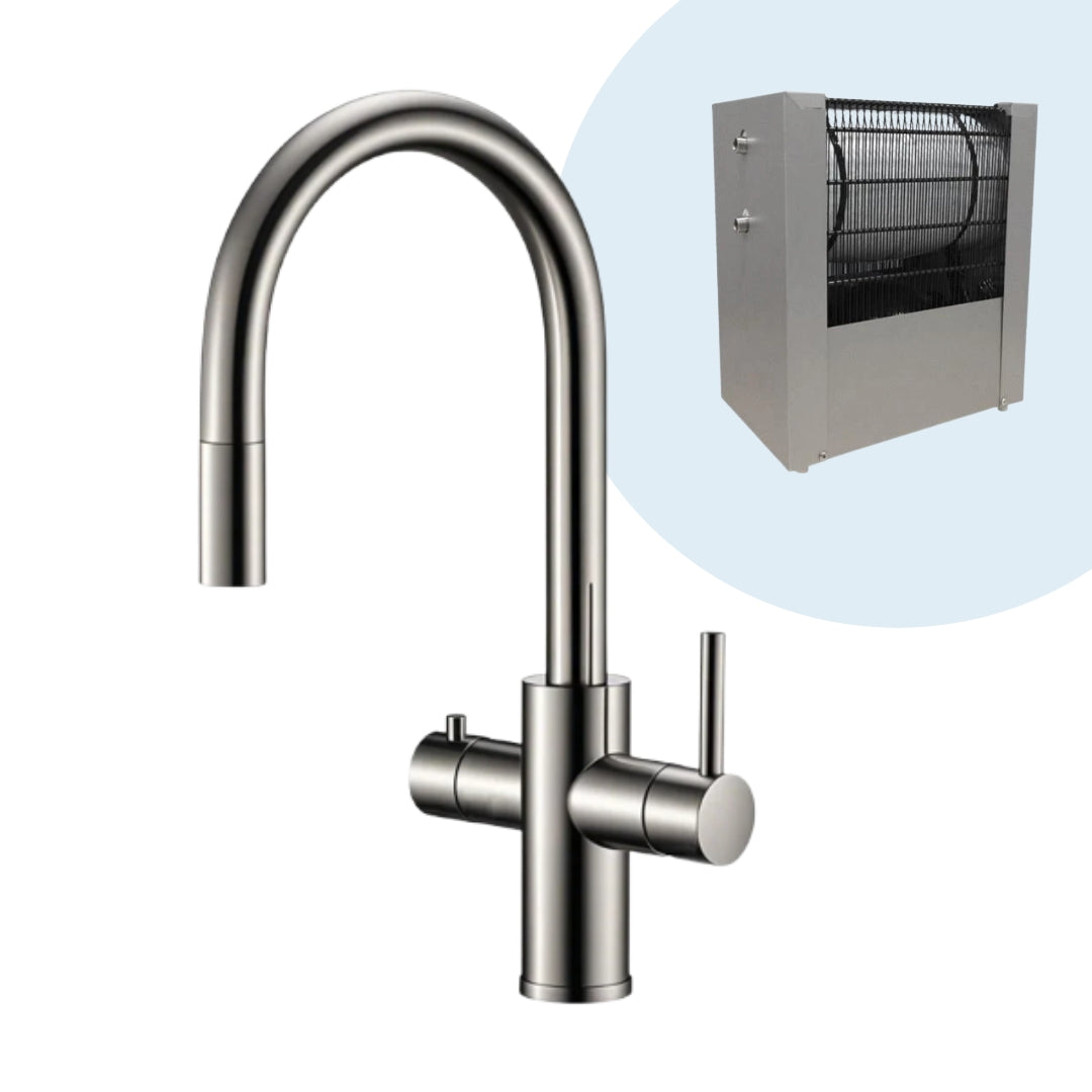 2,4 Liter 4-1 inkl. udtrækshane & filter