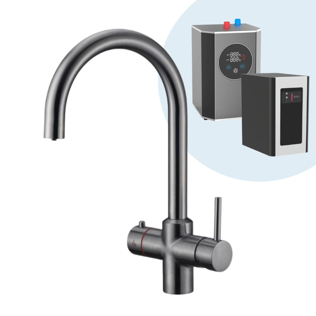 2,4 Liter 3-1 inkl. hane & filter