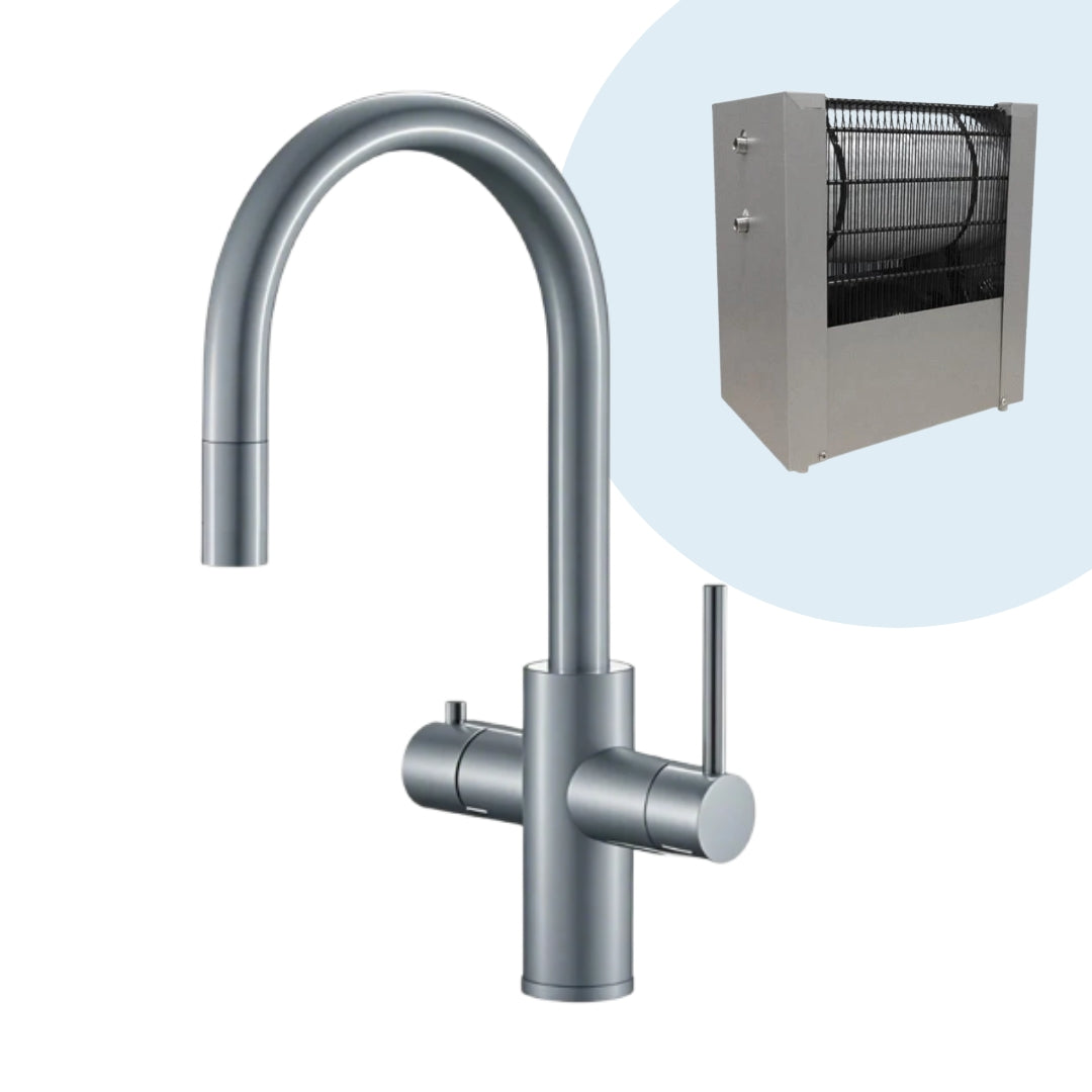 2,4 Liter 4-1 inkl. udtrækshane & filter