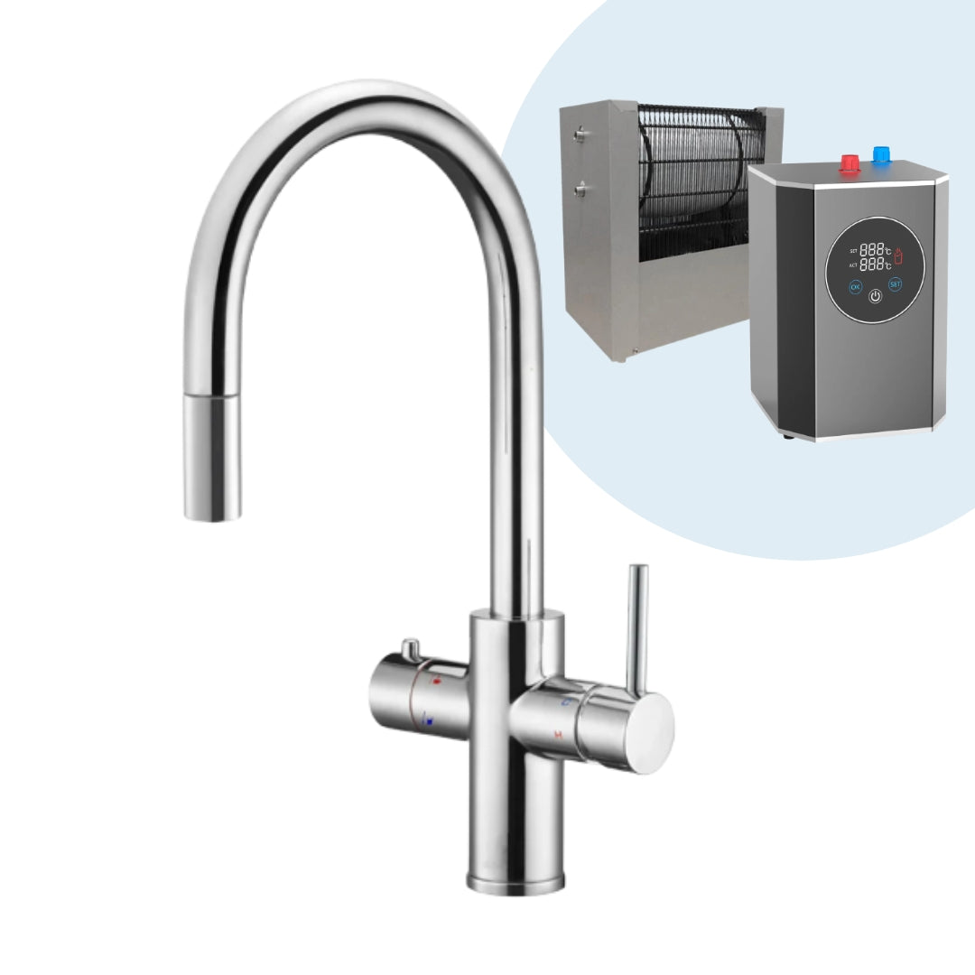 2,4 Liter 4-1 inkl. udtrækshane & filter