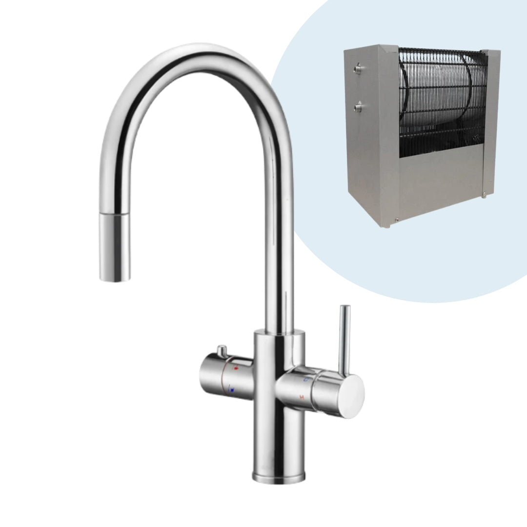 2,4 Liter 4-1 inkl. udtrækshane & filter