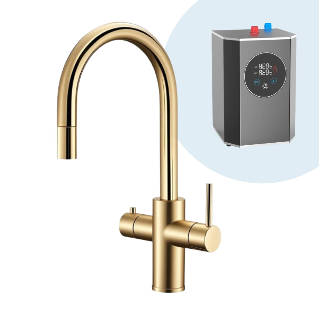 2,4 Liter 4-1 inkl. udtrækshane & filter