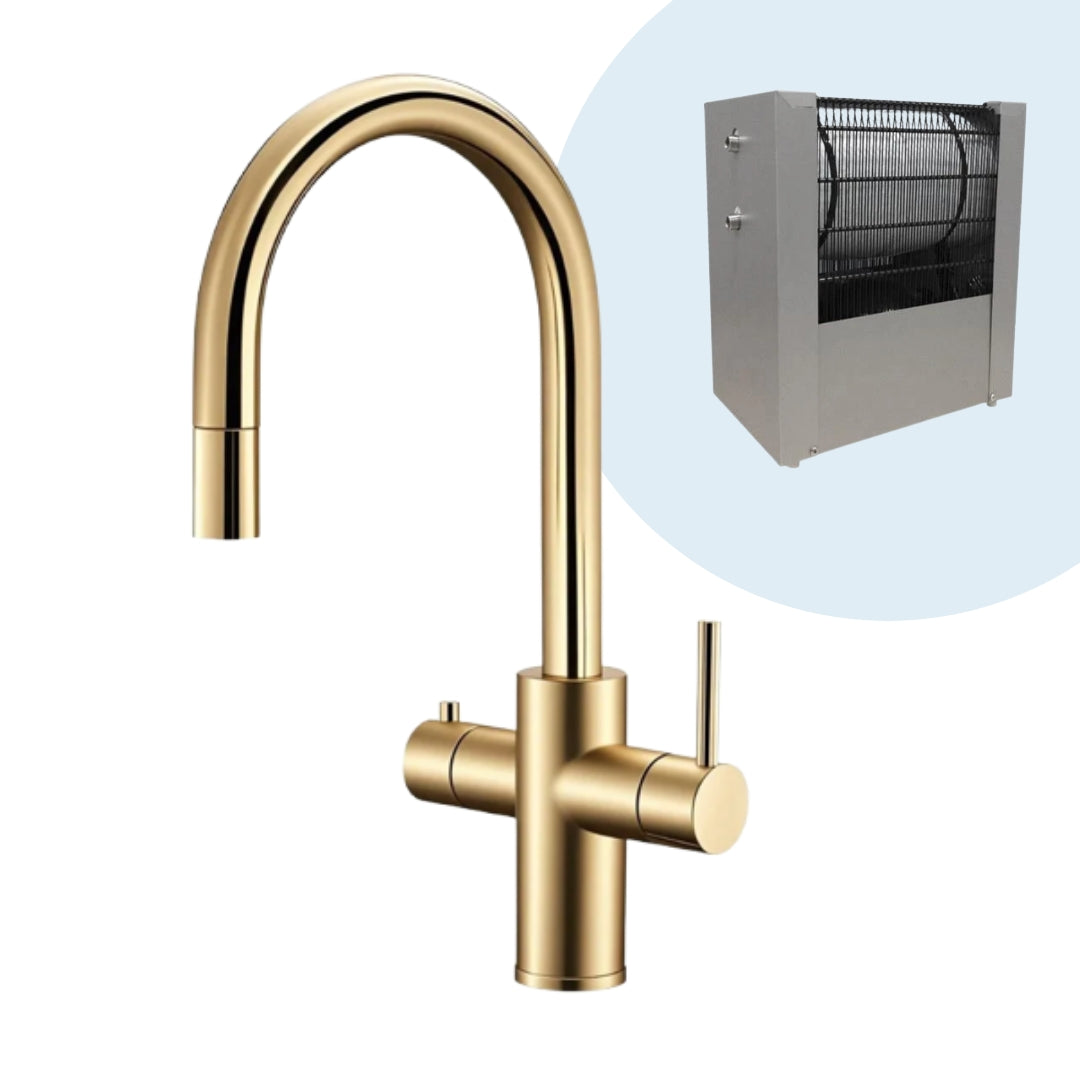 2,4 Liter 4-1 inkl. udtrækshane & filter