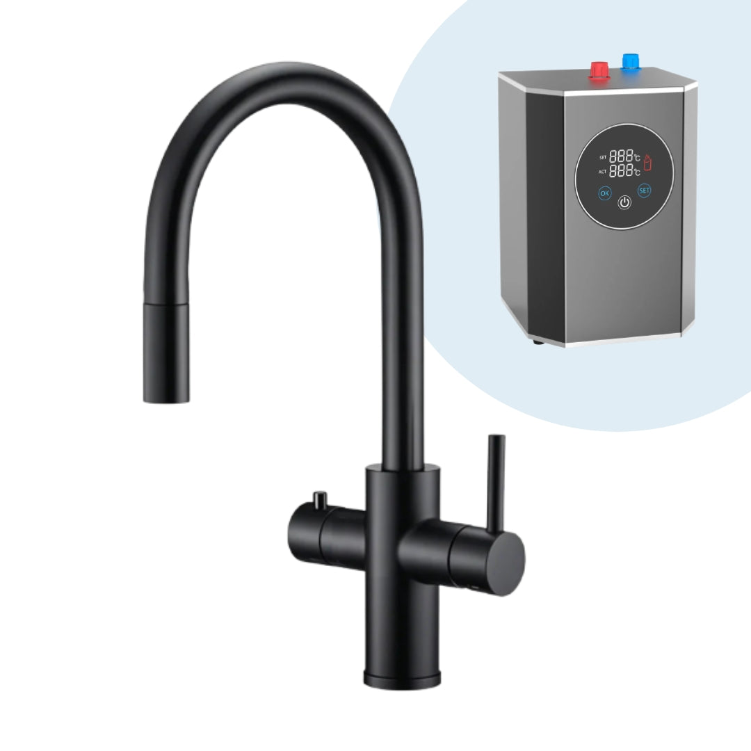 2,4 Liter 4-1 inkl. udtrækshane & filter